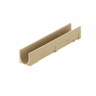 ACO Gala G100 koryto, Typ 10.1, wyżł. dno/bok do wyb. O110mm, dł.50cm, H=20cm, polimerbeton