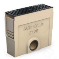 ACO Gala G100 skrzynka odpł.Typ EK58, z uszczelką O110mm, dł.50cm, H=58,5cm, polimerbeton