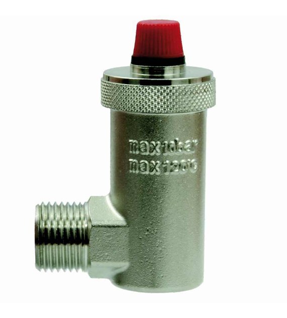 Odpowietrznik automatyczny KĄTOWY 1/2  ( DN15 ) CHROM GOSHE