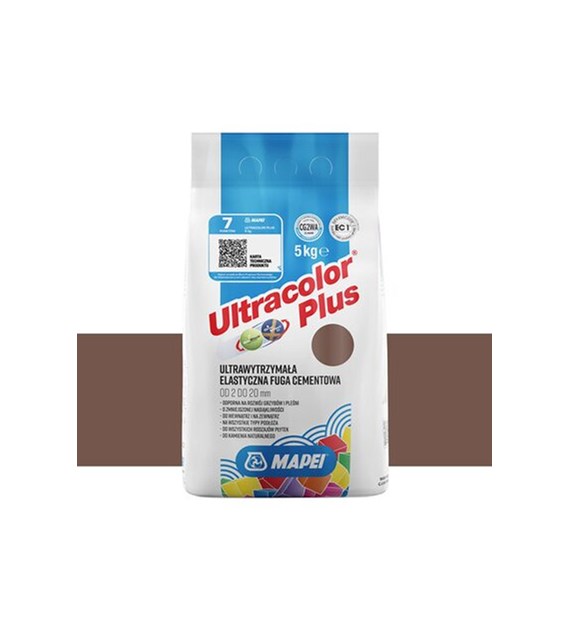 Fuga elastyczna Mapei Ultracolor Plus 144 czekoladowa 5 kg