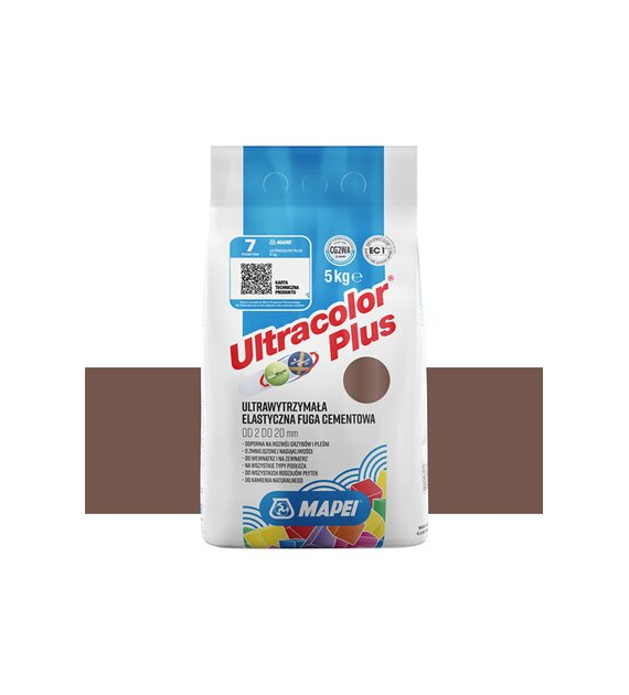 Fuga elastyczna Mapei Ultracolor Plus 144 czekoladowa 5 kg