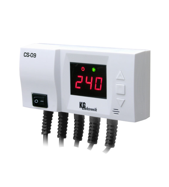 Sterownik kolektora słonecznego, solarny CS- 09 (Solarów) KG-ELEKTRONIK
