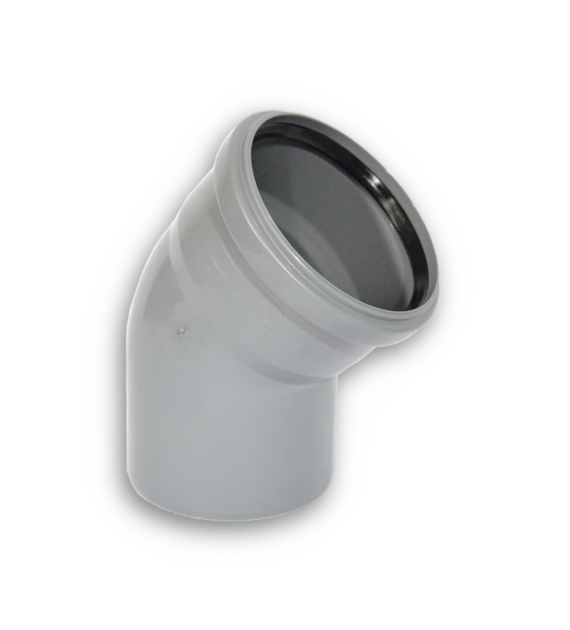 Kolano kanalizacyjne PP 110/90 ścianka 2.7mm KANPLAST