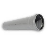 Rura kanalizacyjna PP 110 x 0.5m ścianka 2.7mm SZARA KANPLAST