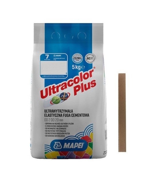 Fuga elastyczna Mapei Ultracolor Plus 135 złoty piasek 5 kg