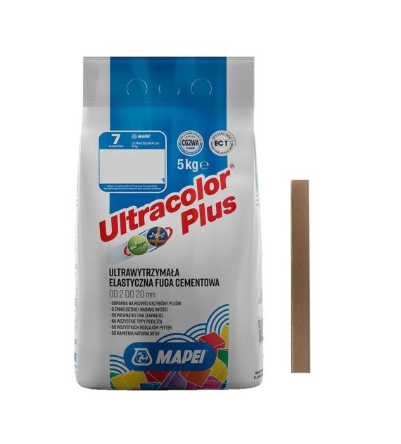 Fuga elastyczna Mapei Ultracolor Plus 135 złoty piasek 5 kg