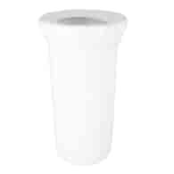 Łącznik prosty, traper WC L-250 BIAŁY DES