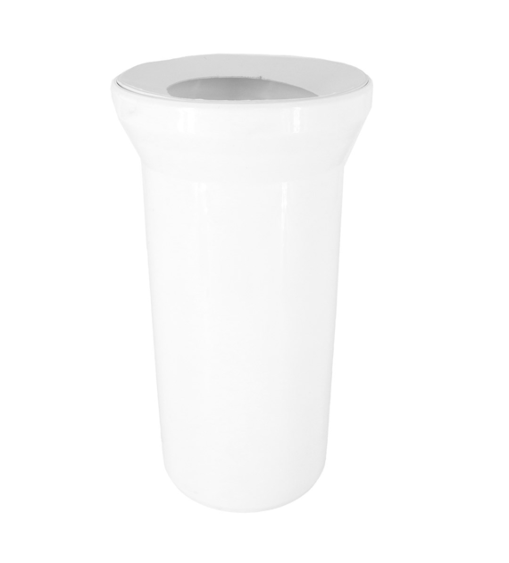 Łącznik prosty, traper WC L-250 BIAŁY DES