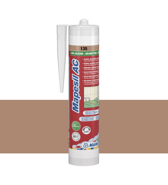 Silikon Mapei Mapesil AC 135 złoty piasek 310 ml