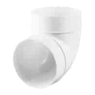 VENTS kolano okrągłe fi 125 mm, 90 st., białe VENTIKA