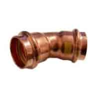 Gaz Łuk 45o Dwukielichowy 18mm IBP