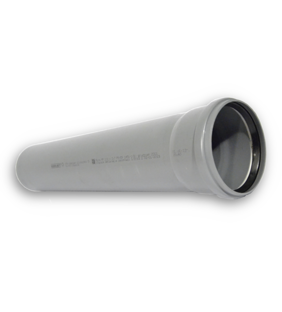 Rura kanalizacyjna PP 110 x 0.315m ścianka 2.7mm SZARA KANPLAST