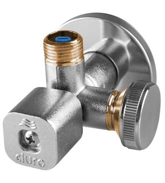 Zawór kątowy SOLID BIS 1/2x3/4x3/8 DURO ARKA