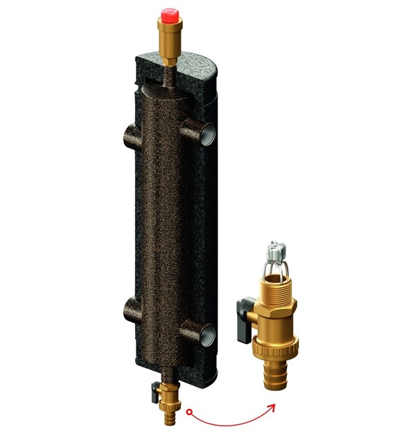 Sprzęgło hydrauliczne ocieplone SHE-OC do 40 kW, 25/65 EPP 1  ELTERM
