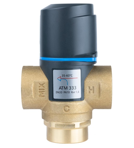 Termostatyczny zawór mieszający ATM 333, DN20, Rp3/4 , 35÷60°C, Kvs 1,6 m3/h AFRISO