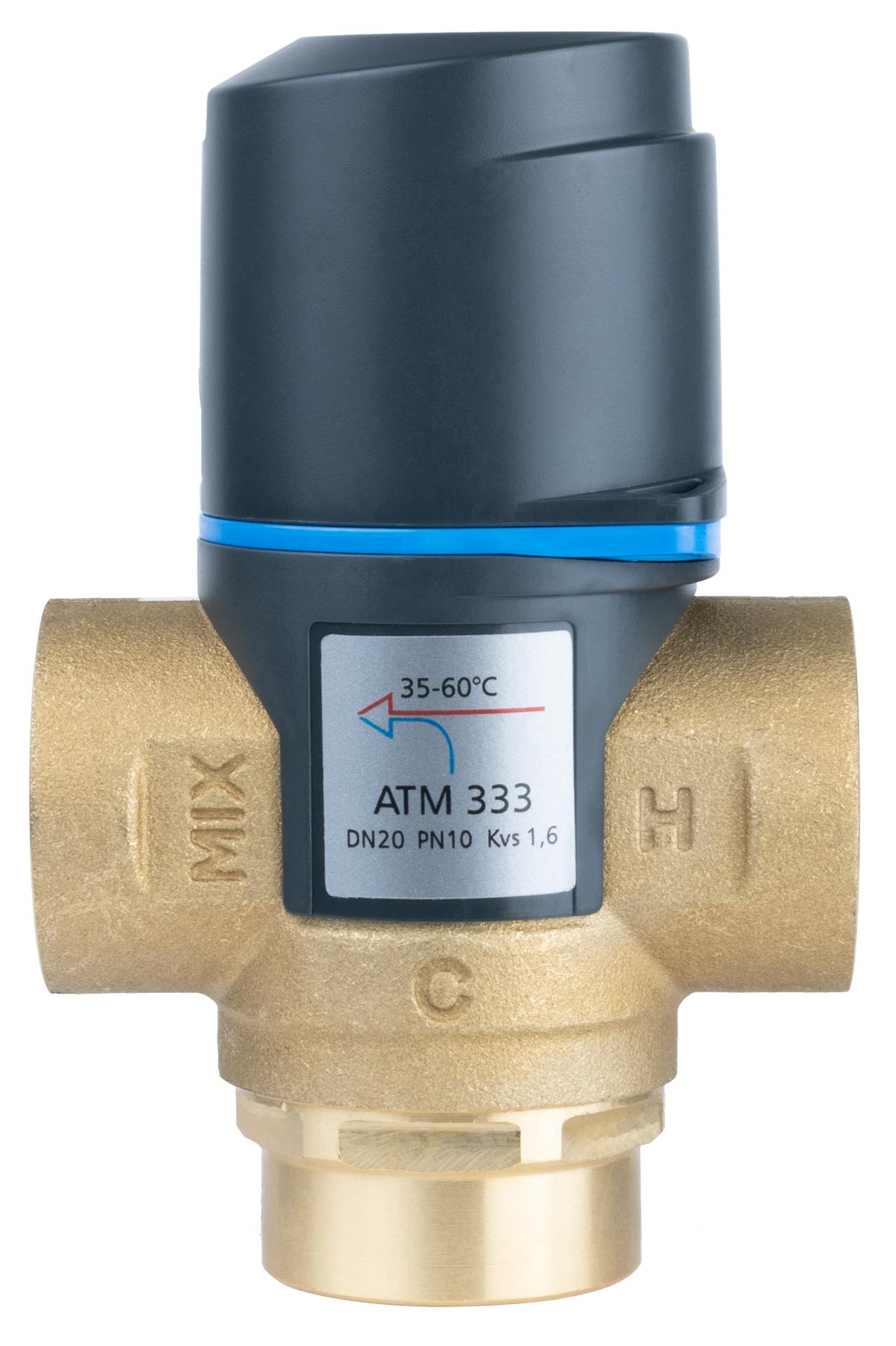 Termostatyczny zawór mieszający ATM 333, DN20, Rp3/4 , 35÷60°C, Kvs 1,6 m3/h AFRISO