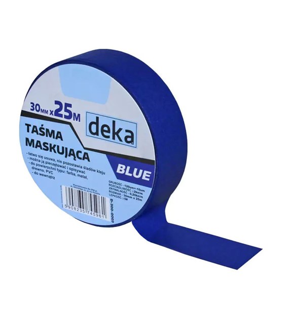 Taśma malarska BLUE 30mm*25M DEKA