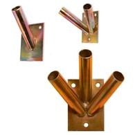 Uchwyt do flagi podwójny ocynkowany