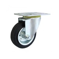 Koło d-80 skrętne metalowo-gumowe 3L/12