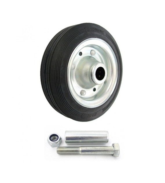 Koło 160mm d-160 metalowo-gumowe 41 ZABI