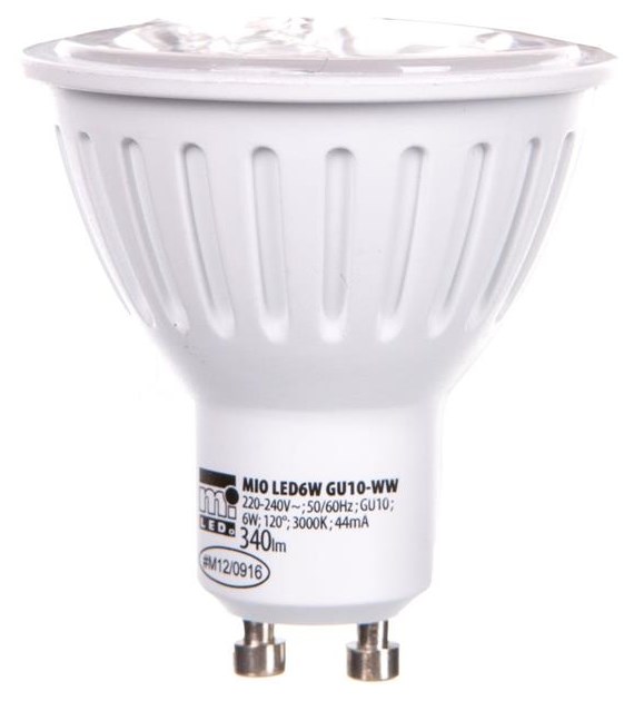 Żarówka LED GU10 6W MIO LED6W GU10-WW 430lm ciepłobiała 30190