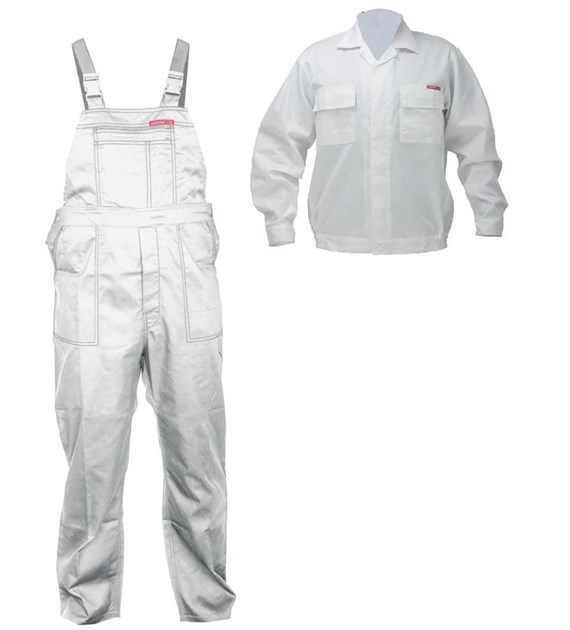 Ubranie kpl, białe, 2XL (188/116-120)