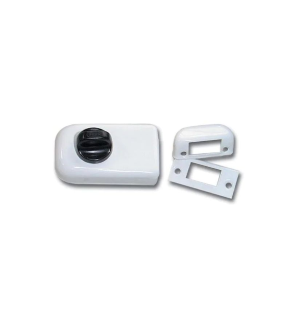 Zamek nawierzchniowy 60mm BIAŁY NP ZN M60BI ŁUCZNIK
