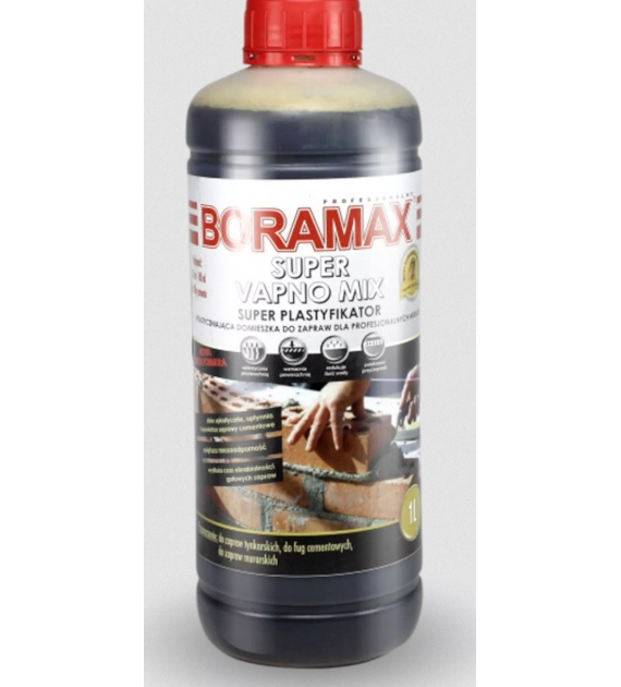 Plastyfikator 1L Super Vapno MIX Boramax BOP-SVM-1L