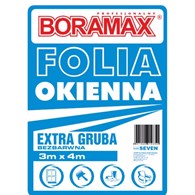 Folia okienna bez. EXTRA gruba 3x4 850gr BORAMAX