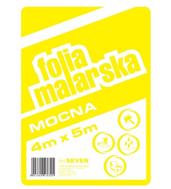 Folia malarska 2 mocna żółta 4x5 370g BORAMAX