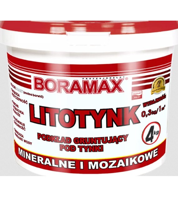 Podkład gruntujący LITOTYNK 4kg BORAMAX