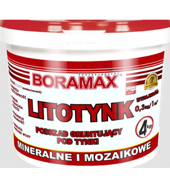 Podkład gruntujący LITOTYNK 4kg BORAMAX
