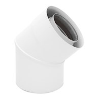 Kolano dwuścienne 60/100 90st (nv) BIAŁE SPIROFLEX