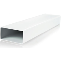 Kanał płaski 110x55 mm, dł. 1,0 mb, biały VENTIKA