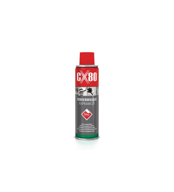 CX80 Konserwująco-Naprawczy 250ml Teflon Duo Spray - preparat wielozadaniowy z teflonem