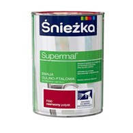 ŚNIEŻKA Supermal® Emalia Olejno-ftalowa CZERWONY F590 0.8L