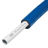 Rura DURO PEX/AL/PEX w izolacji 25x2,5 niebieska 25m