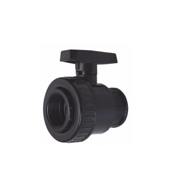 Zawór kulowy PVC 1 1/2  ( DN40 ) GW/GW MPJ