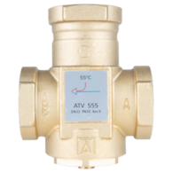 Zawór temperaturowy ATV 555, DN32, Rp1 1/4 , kvs 9, 55°C AFRISO