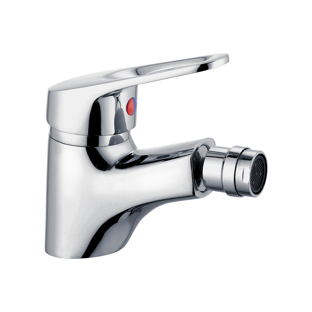 Bateria bidetowa, stojąca z korkiem automatycznym CHROM AZUL DURO ARKA