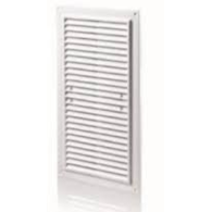 Kratka wentylacyjna 180x250 mm z siatką i uchwytami mocującymi, biała VENTIKA