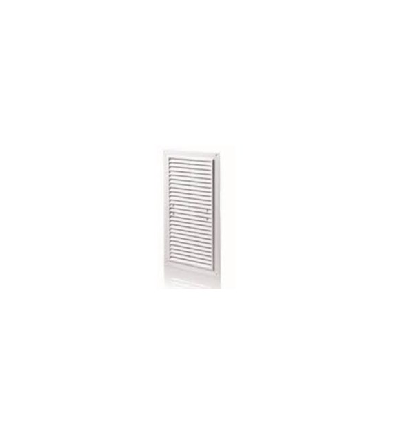 Kratka wentylacyjna 180x250 mm z siatką i uchwytami mocującymi, biała VENTIKA