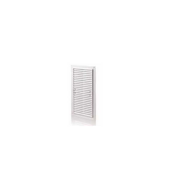 Kratka wentylacyjna 180x250 mm z siatką i uchwytami mocującymi, biała VENTIKA