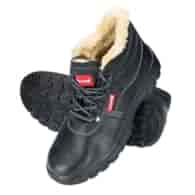 Buty ocieplane skórzane czarne rozmiar 43
