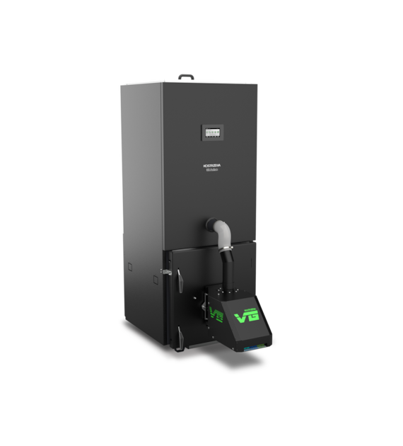 Kocioł na pellet EEI Pellets 12kW zasyp góra KOSTRZEWA