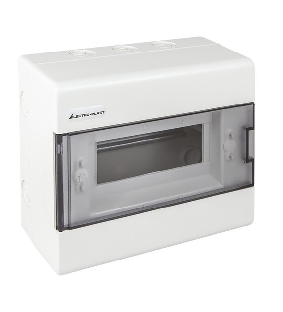 Rozdzielnica natynkowa SRn-8 (N+PE) IP40 ELEKTROPLAST