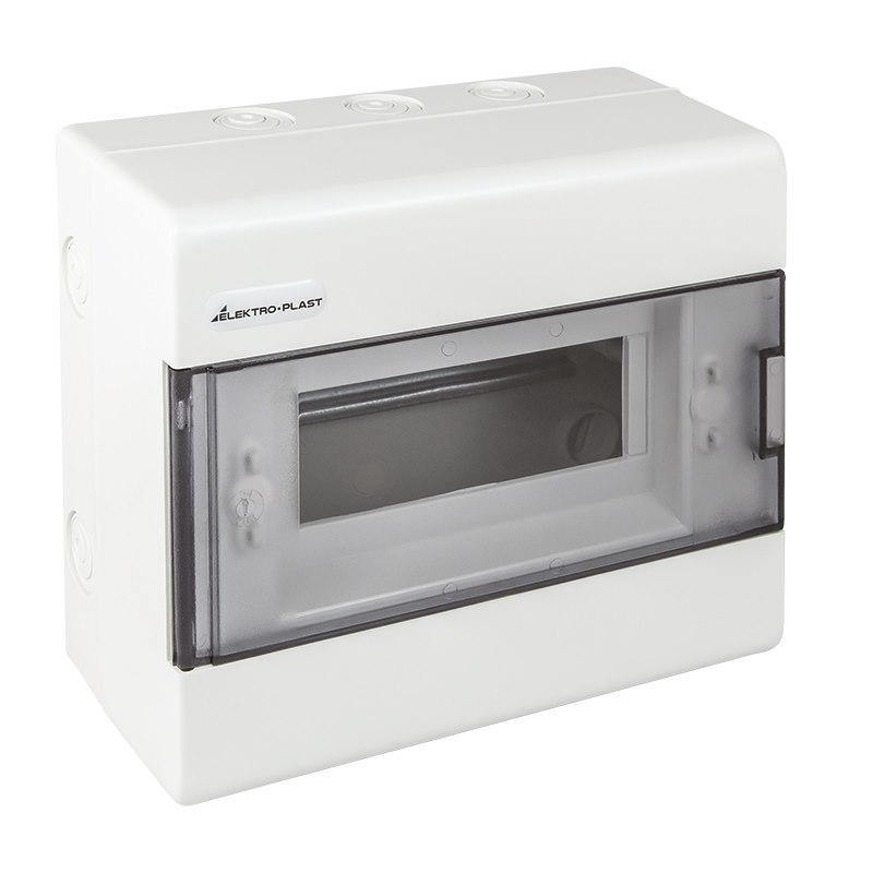 Rozdzielnica natynkowa SRn-8 (N+PE) IP40 ELEKTROPLAST