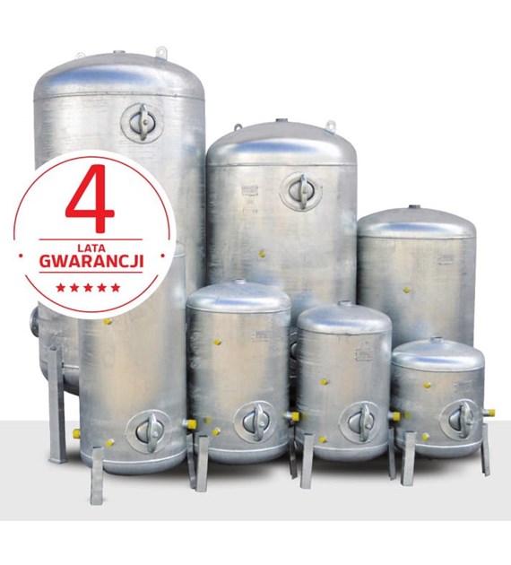 Zbiornik hydroforowy 200L 9 BAR HVP200L bez osprzętu HYDRO-VACUUM