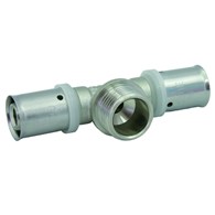 Trójnik zaprasowywany 32 x 1 gwint zewnętrzny U GOSHE