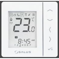SALUS bezprzewodowy, natynkowy regulator temperatury VS20WRF, bateryjny